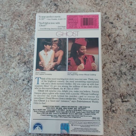 GHOST~ VHS ~ New - Picture 3 of 4